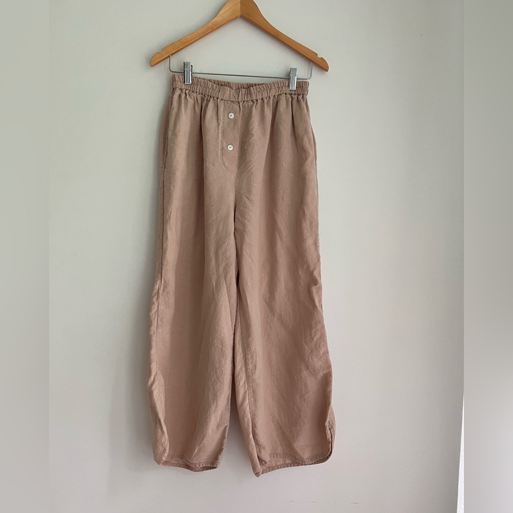 DEIJI STUIDOS 100% linen pants. Size S/M